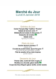 Apercu de la carte Marché du Jour