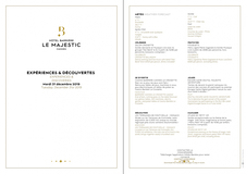 E&D / Automne Hiver / Mardi - Français / English Apercu de la carte E&D / Automne Hiver / Mardi