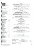 Apercu de la carte Carte Restaurant