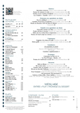 Apercu de la carte Carte Restaurant