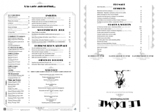 Apercu de la carte Carte Restaurant_Mai 2019