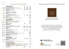 Apercu de la carte Carte Restaurant