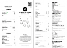 Apercu de la carte CATRTE RESTAURANT SEPTEMBRE 2024 08/08/2024