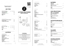 Apercu de la carte CATRTE RESTAURANT SEPTEMBRE 2024 08/08/2024