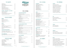 Carte des cocktails Apercu de la carte Carte des cocktails